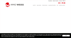 Desktop Screenshot of immoweiss.lu