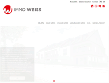 Tablet Screenshot of immoweiss.lu